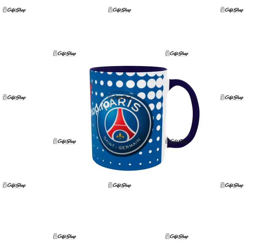 Paris saint-germain, cana personalizata cu poza, model 3335